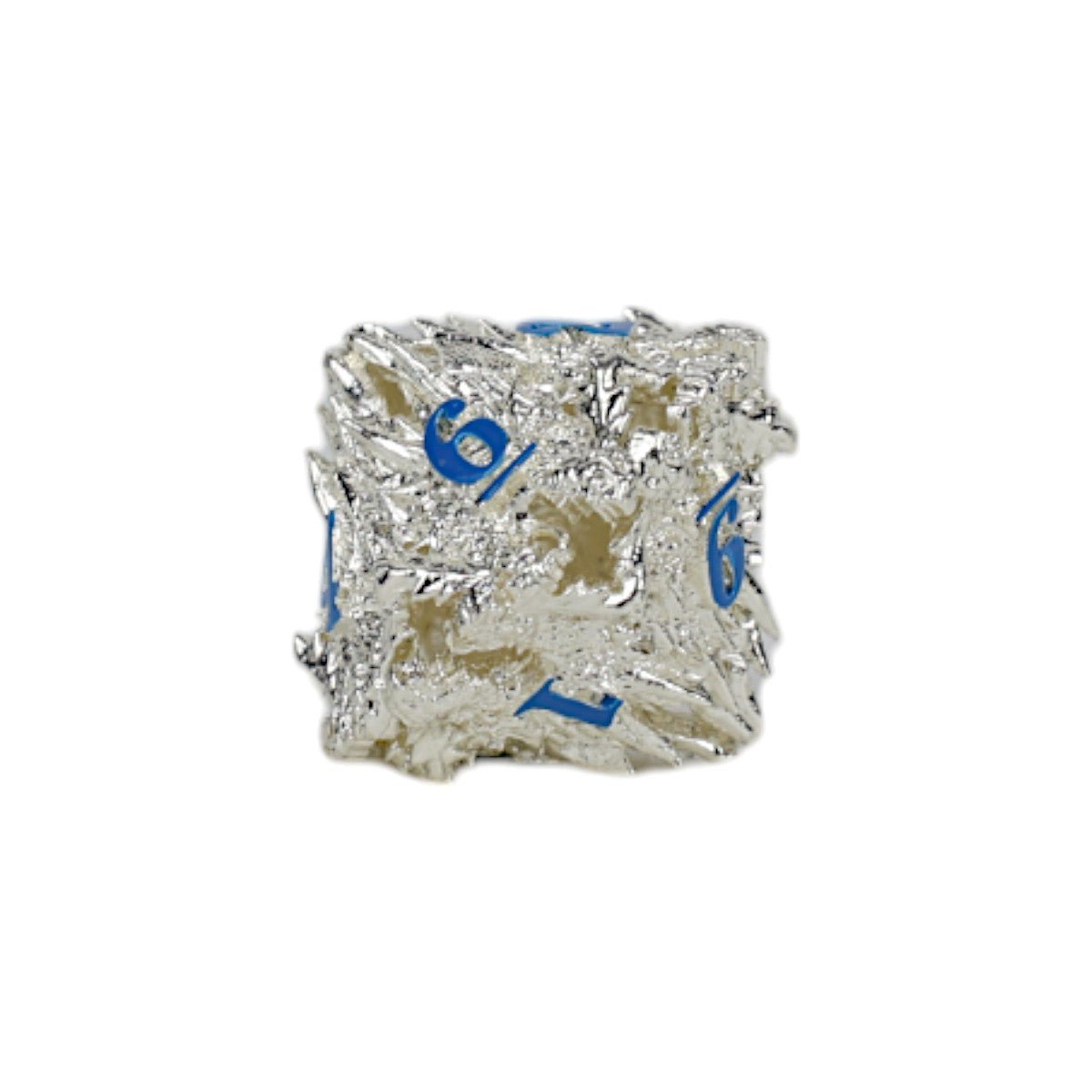 Dragon Rage Dice Set Steel/Blue - Gaming Library