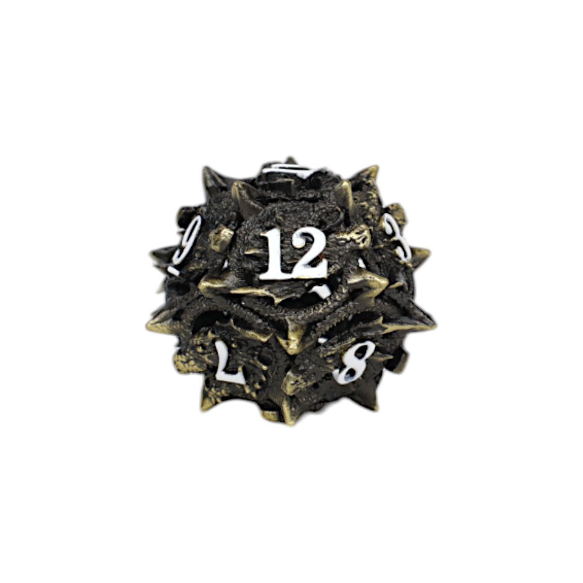 Dragon Rage Dice Set Tarnished Gold - Gaming Library