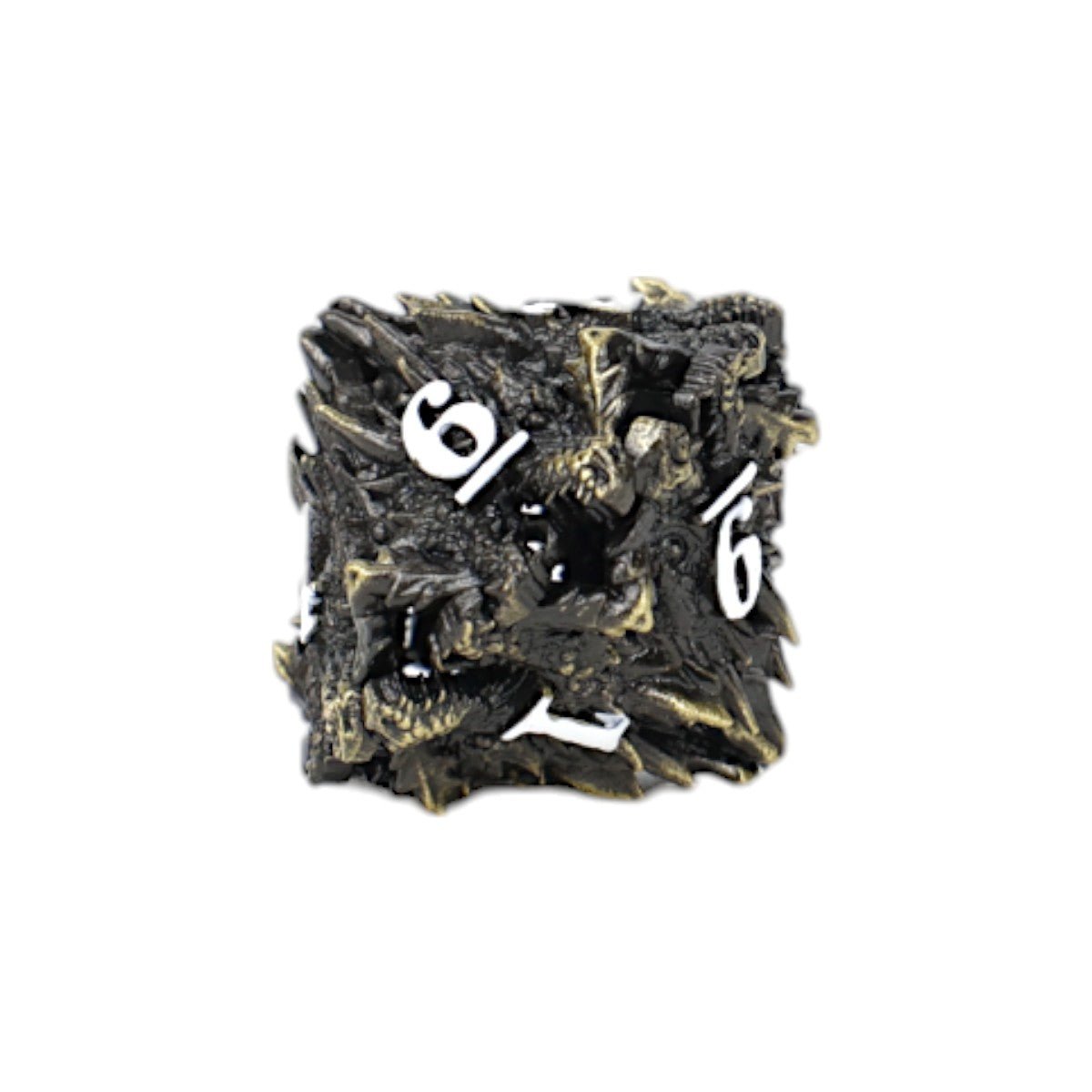 Dragon Rage Dice Set Tarnished Gold - Gaming Library