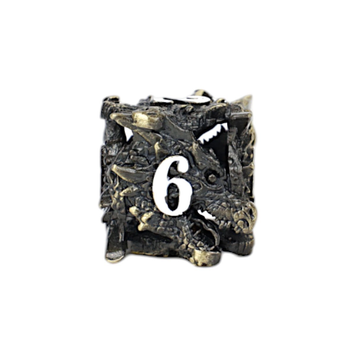 Dragon Rage Dice Set Tarnished Gold - Gaming Library