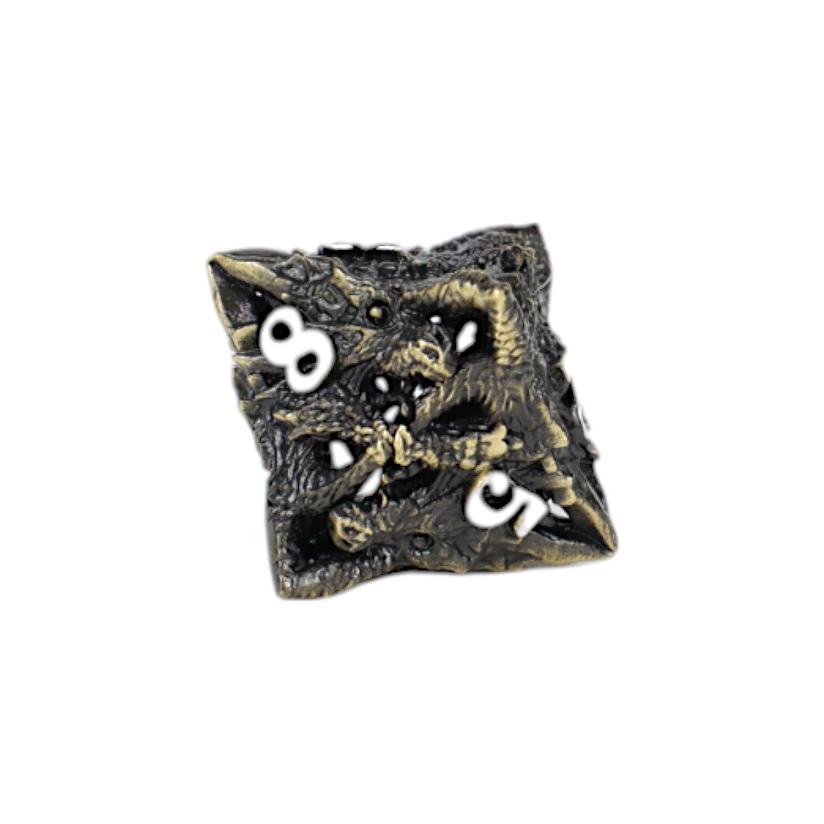 Dragon Rage Dice Set Tarnished Gold - Gaming Library