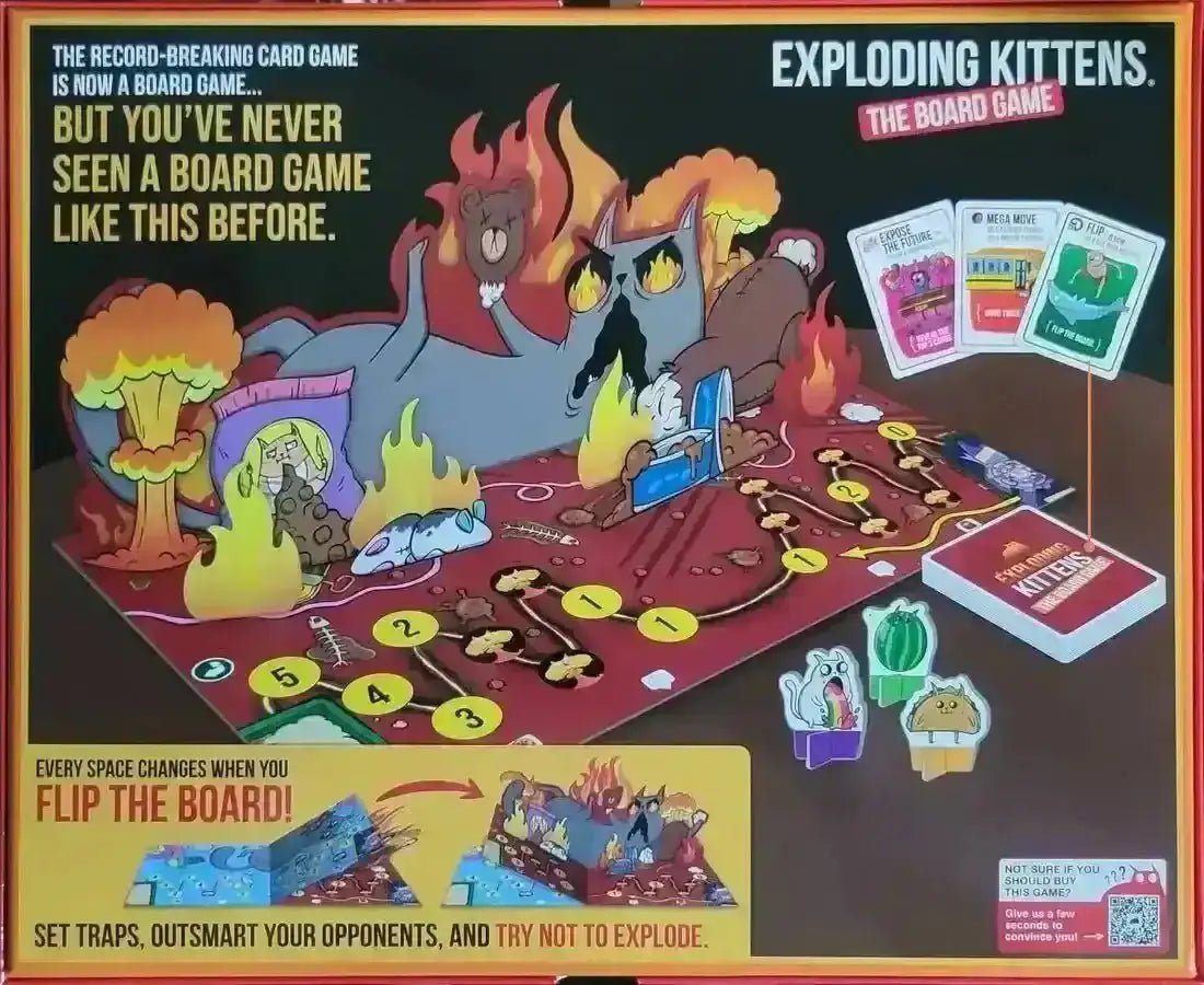 Exploding Kittens: The Board Game - Gaming Library