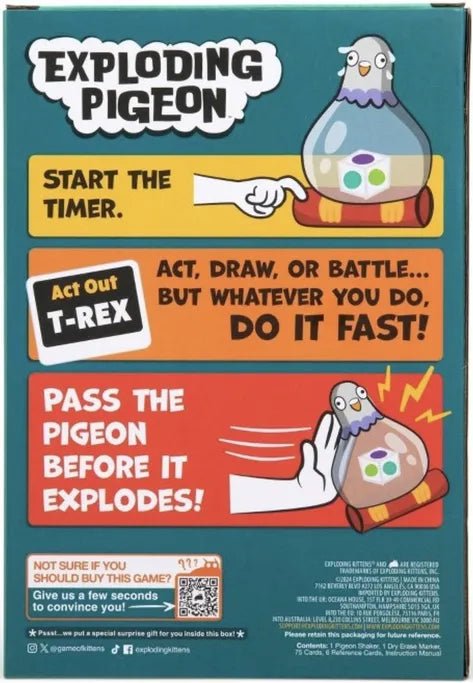 Exploding Pigeon - Gaming Library