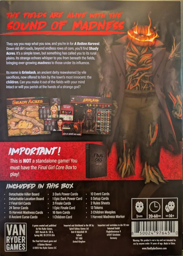Final Girl: A Rotten Harvest - Gaming Library