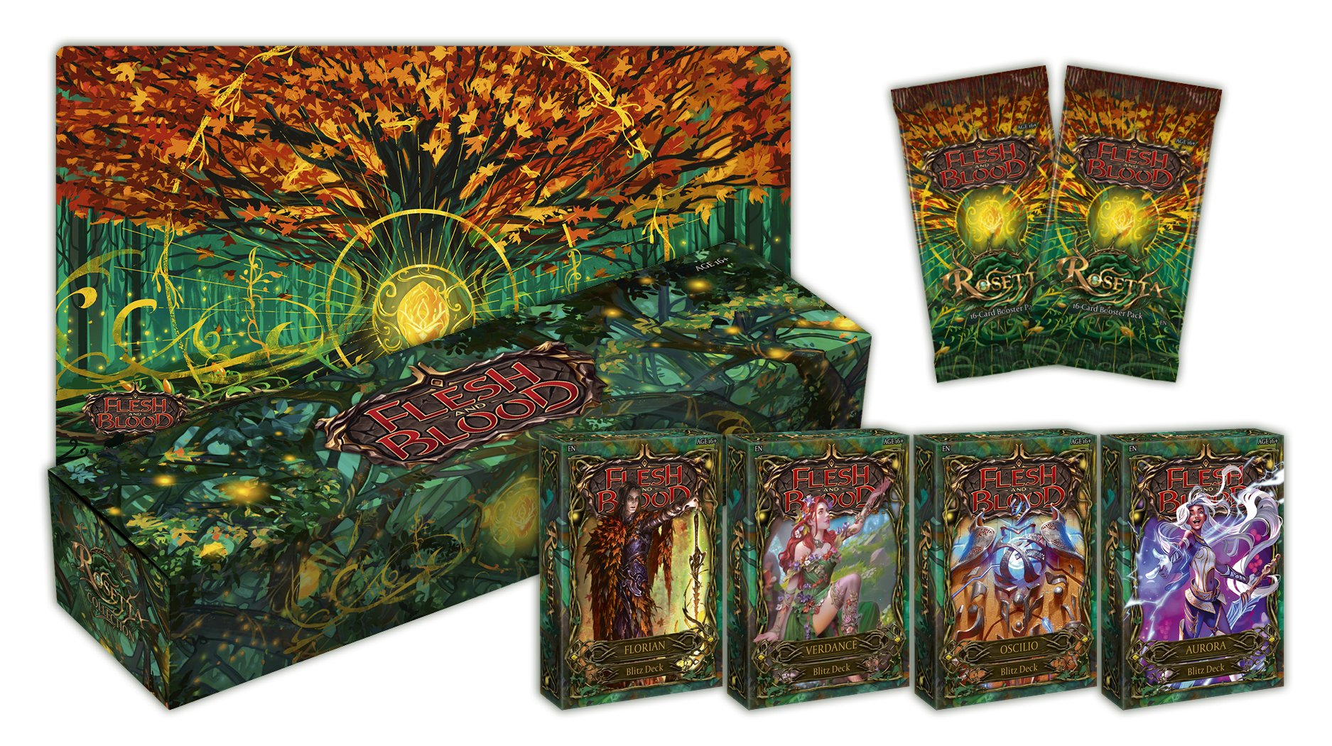 Flesh and Blood: Rosetta Collection Box Gaming Library Flesh and Blood: Rosetta Collection Box Gaming Library