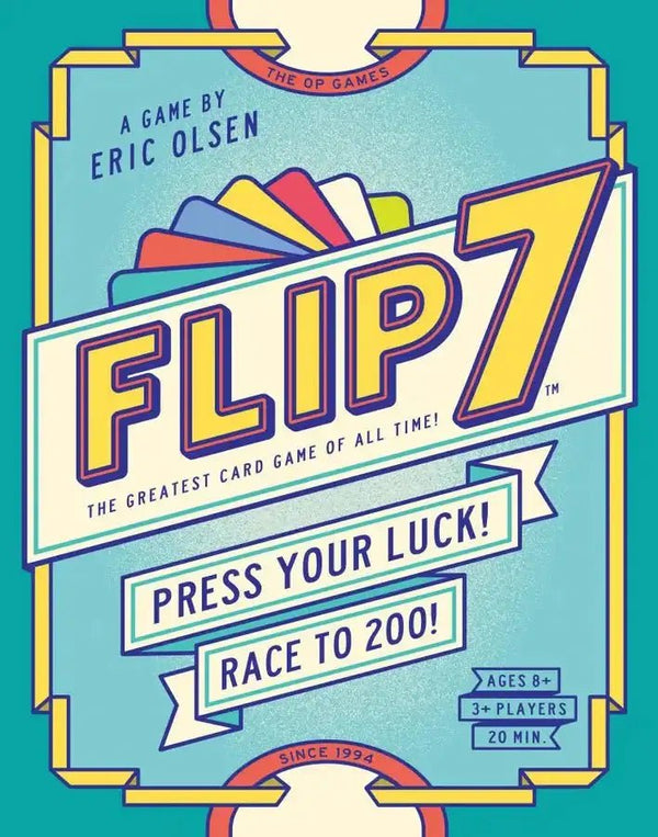 Flip 7 - The Ultimate Press Your Luck Card Game - Gaming Library