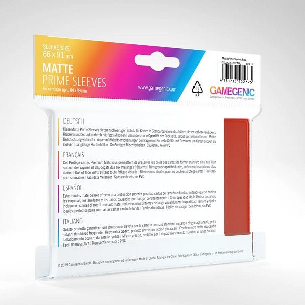 GameGenic Matte Prime 66X91 - Gaming Library