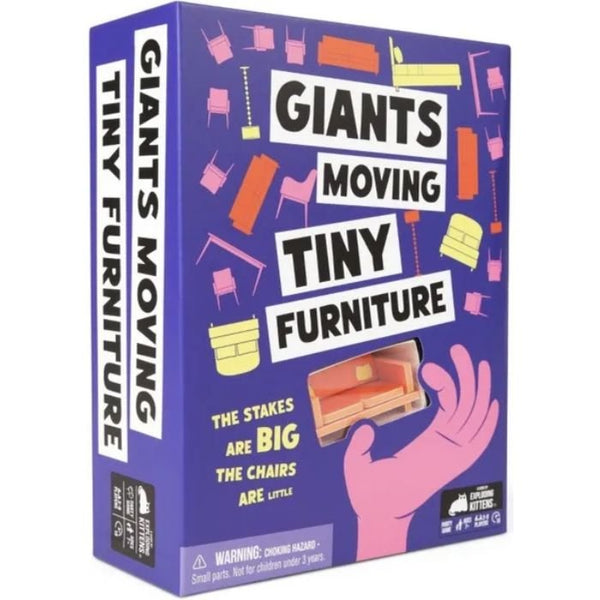 Giants Moving Tiny Furniture