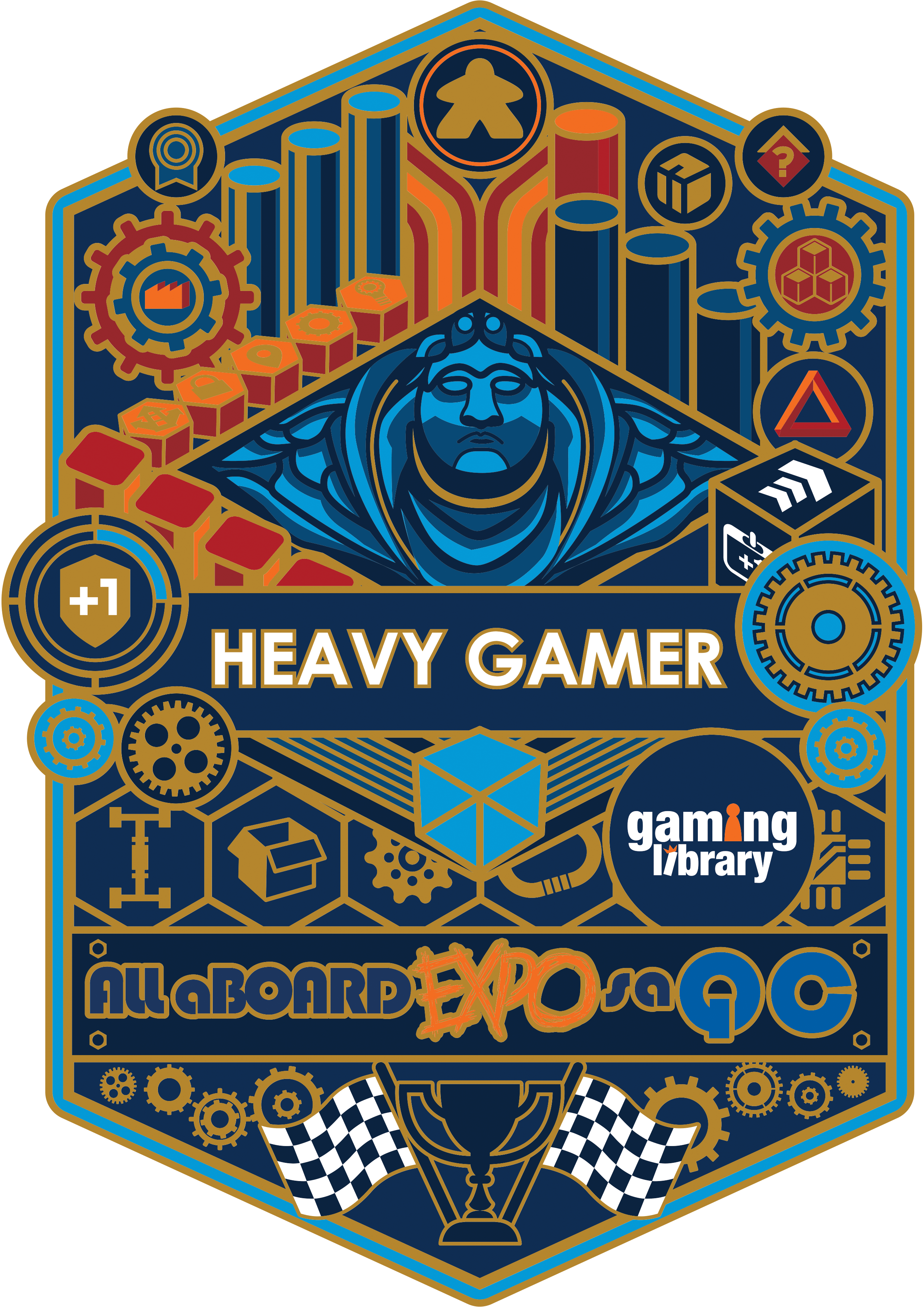 GL EXPO 2025 - Heavy Gamer Shirt - Gaming Library