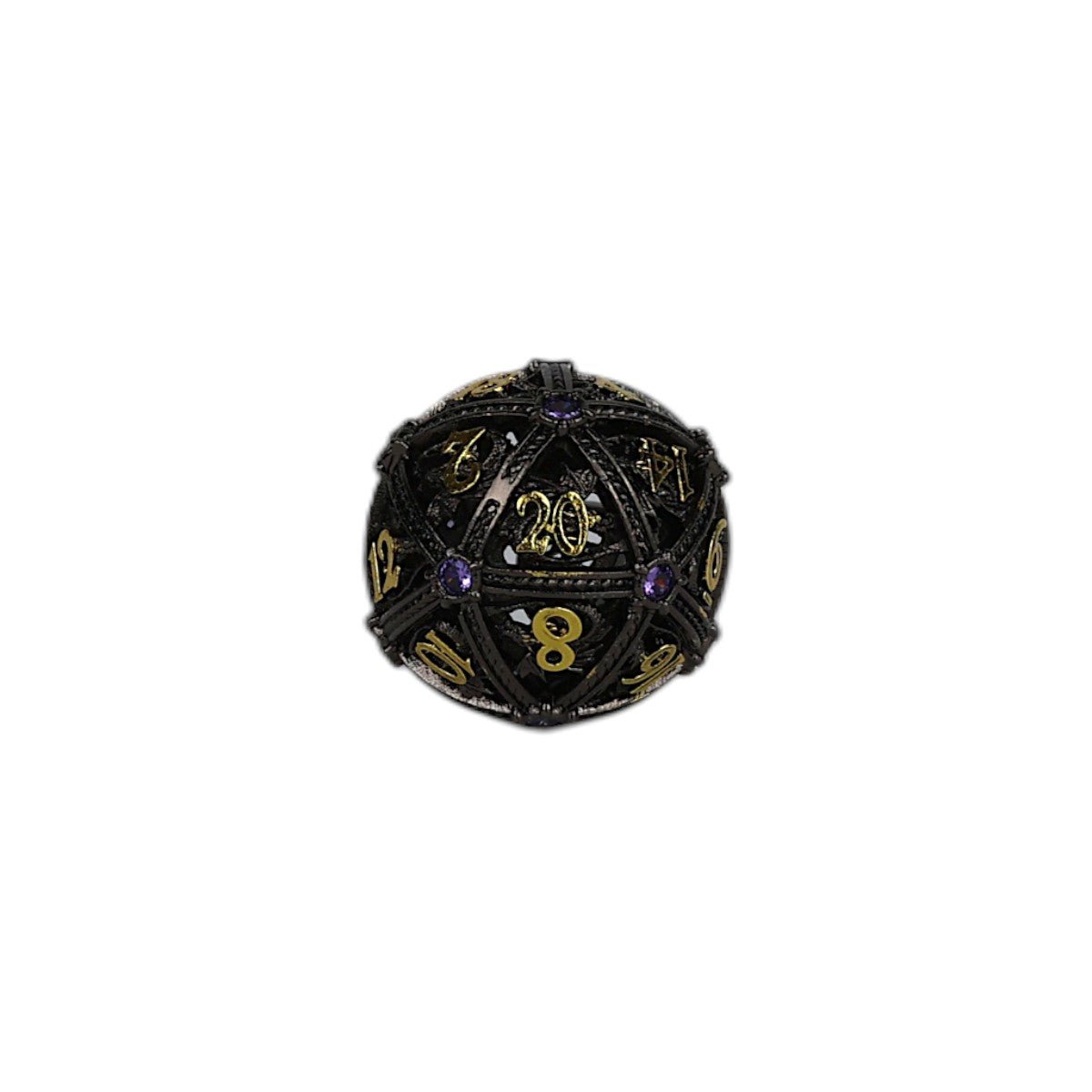Hoard Guardian Dice Set Black/Gold - Gaming Library