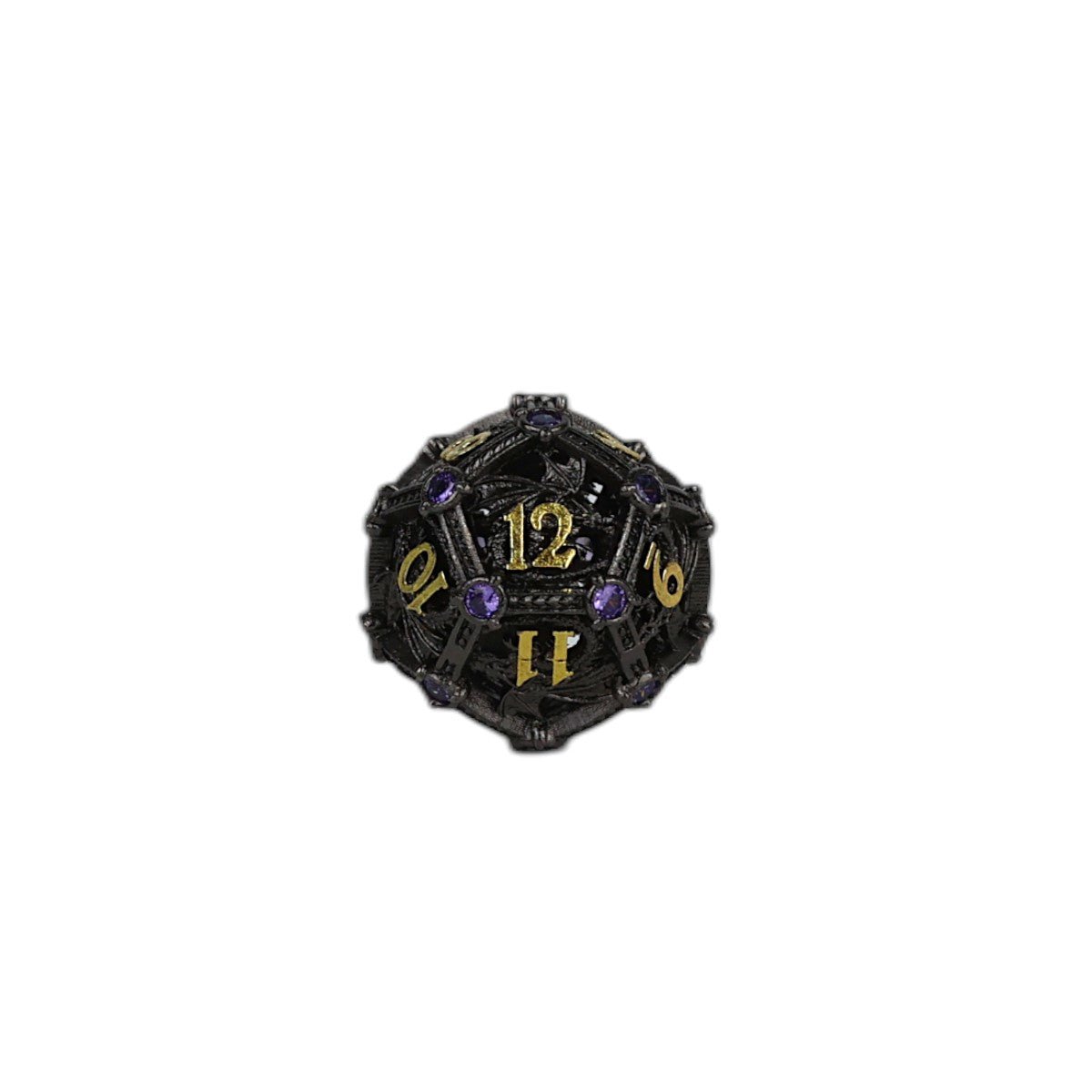 Hoard Guardian Dice Set Black/Gold - Gaming Library