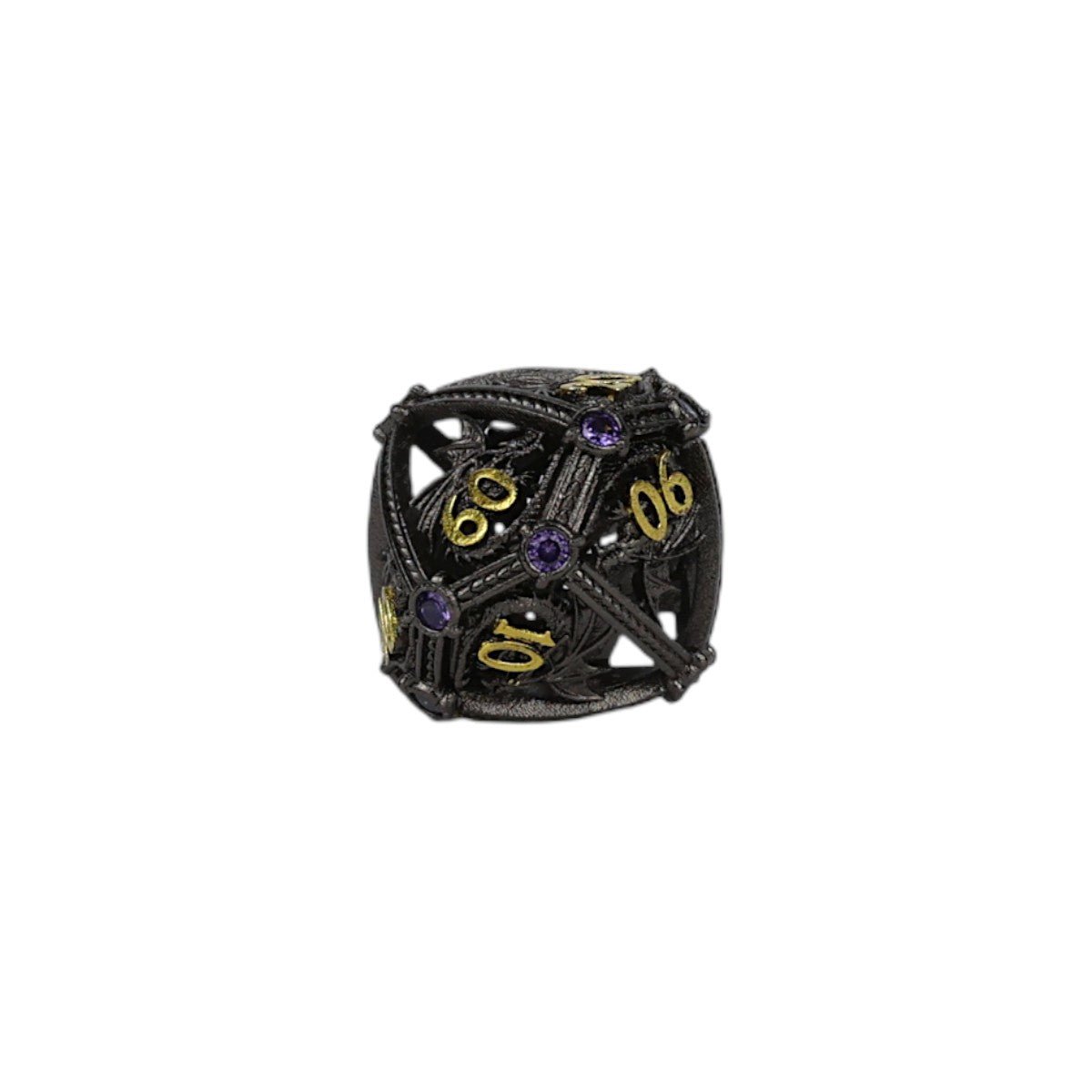 Hoard Guardian Dice Set Black/Gold - Gaming Library