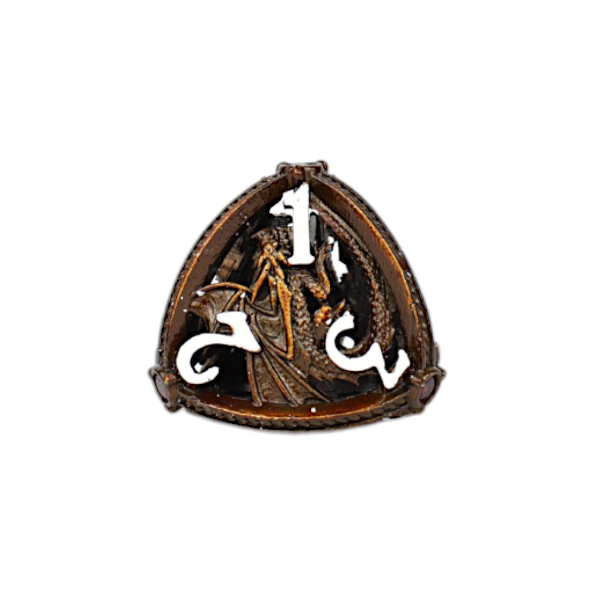 Hoard Guardian Dice Set Gold/Red - Gaming Library