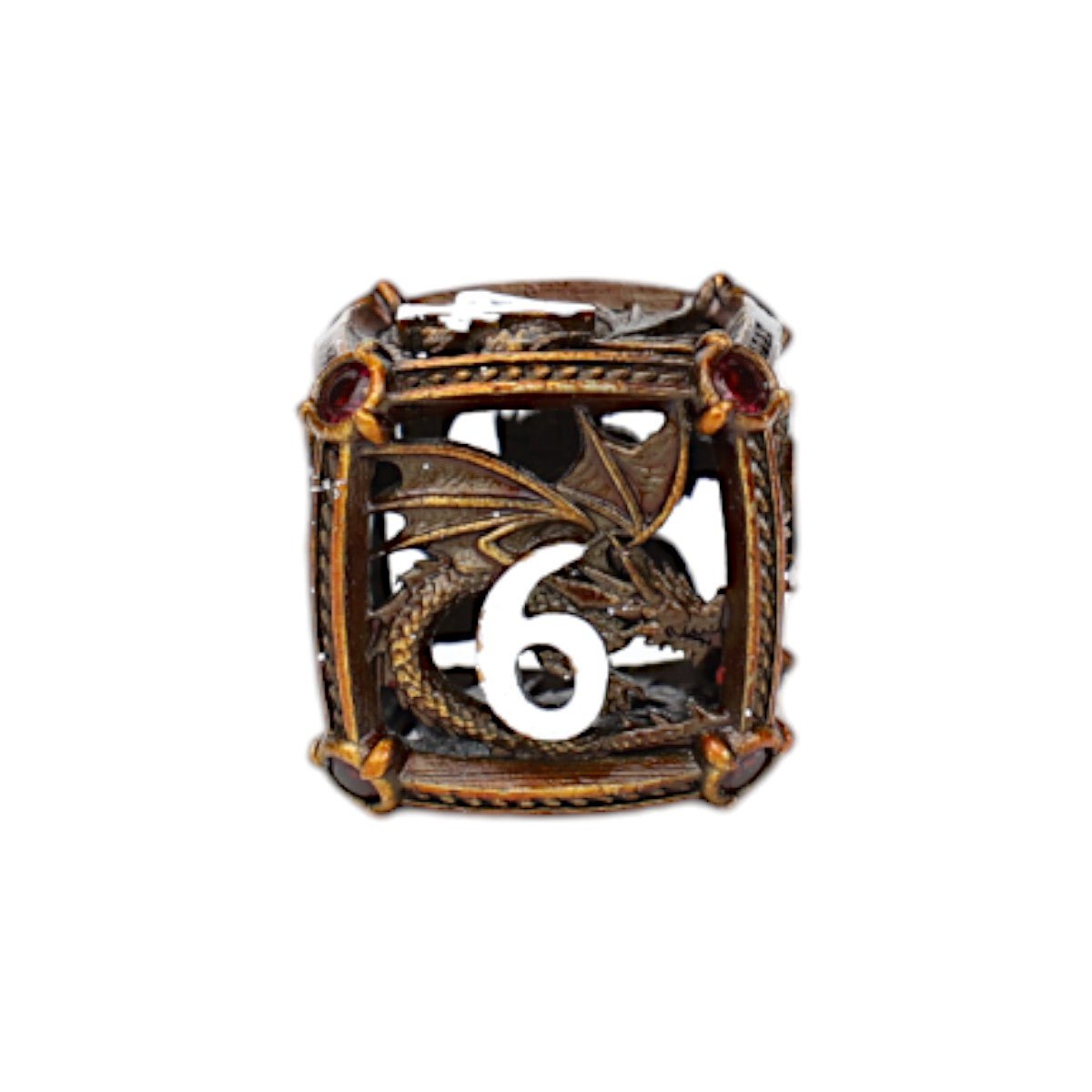 Hoard Guardian Dice Set Gold/Red - Gaming Library
