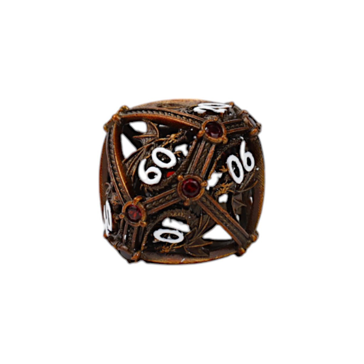 Hoard Guardian Dice Set Gold/Red - Gaming Library