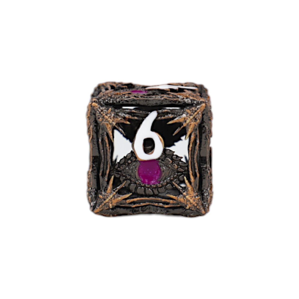 Hoard Guardian Dice Set Tarnished Gold/Purple - Gaming Library