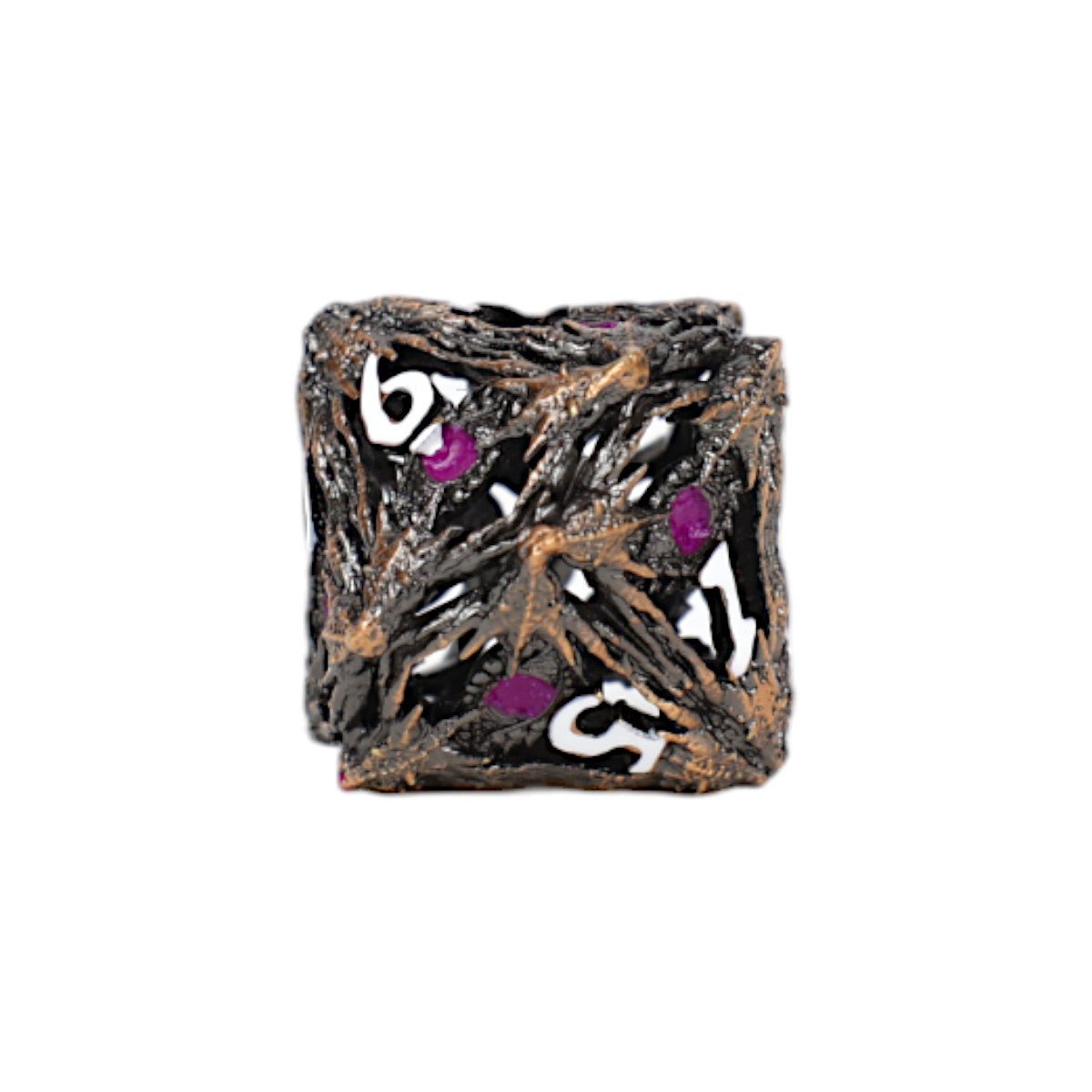 Hoard Guardian Dice Set Tarnished Gold/Purple - Gaming Library