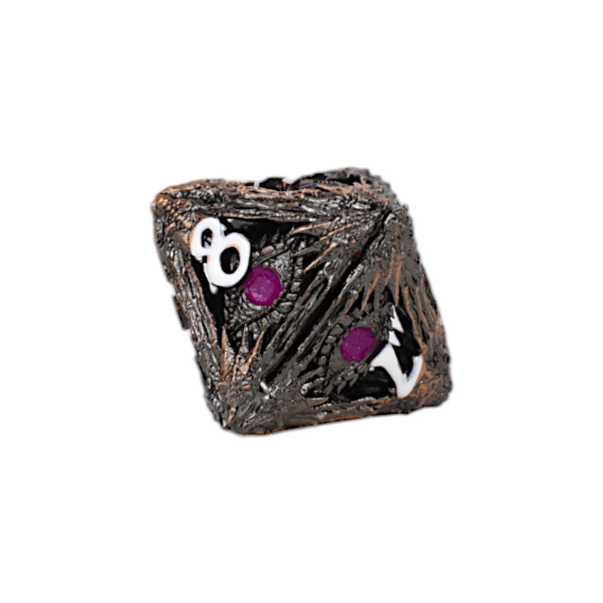 Hoard Guardian Dice Set Tarnished Gold/Purple - Gaming Library
