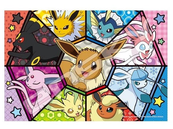 Jigsaw Puzzle 300 - AC064 Pokemon - Eeveelutions (300 pcs) - Gaming Library