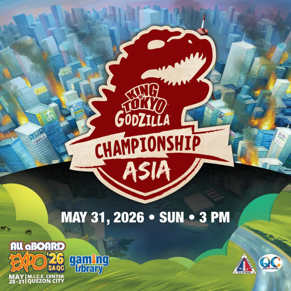 King of Tokyo Godzilla Asia Championship - ALL ABOARD EXPO 2026 - Gaming Library