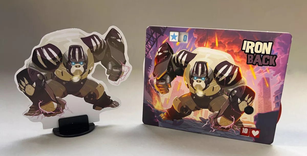 Iello King Of Tokyo Origins – Gioco Da Tavolo In Francese, 2-4 Giocatori, 4 Nuovi Mostri, Versione Compatta E Indipendente