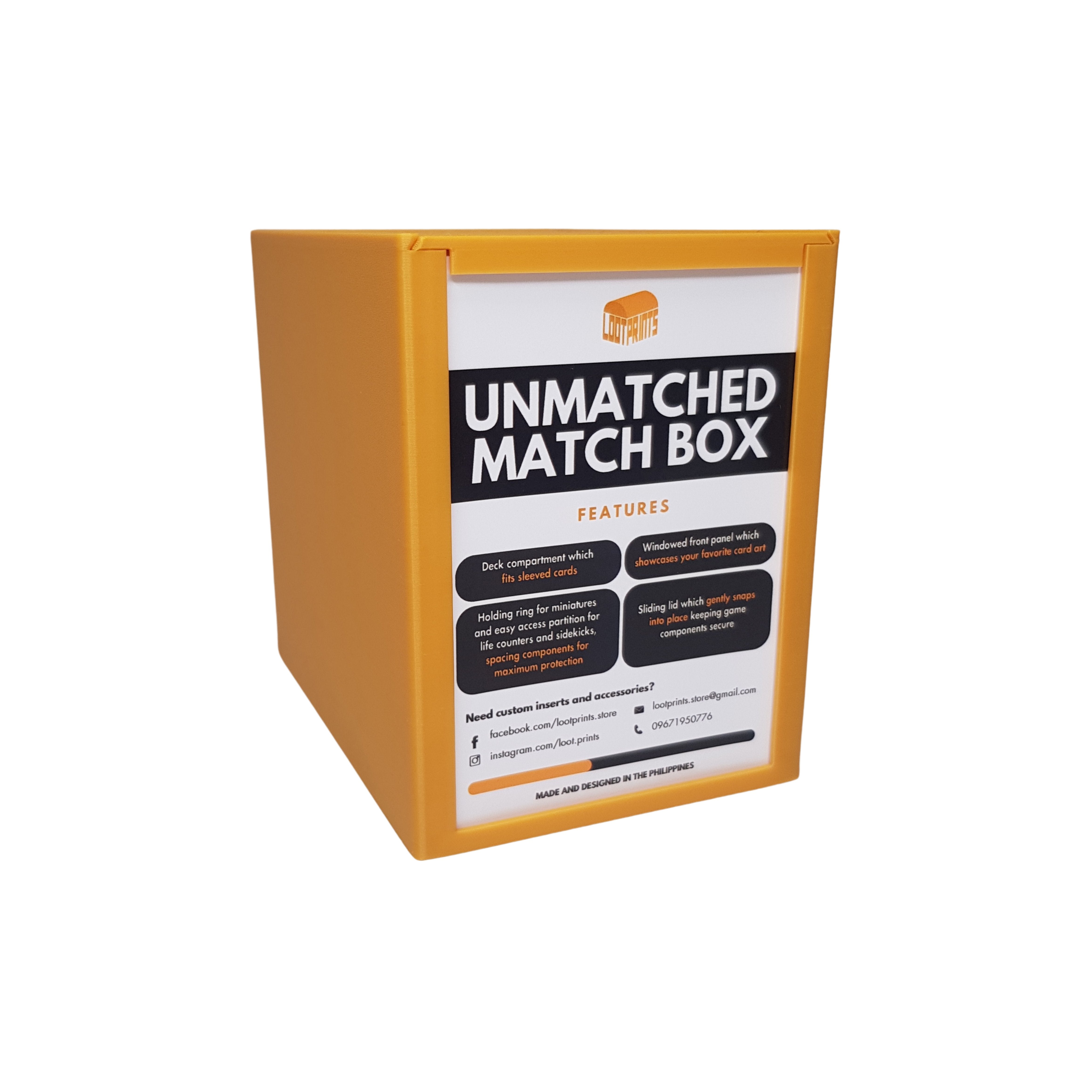 Loot Prints Match Box for Unmatched (Color Variation) – Gaming Library