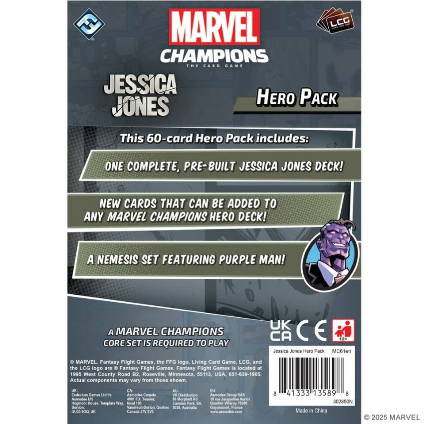 Marvel Champions: Jessica Jones Hero Pack - Gaming Library