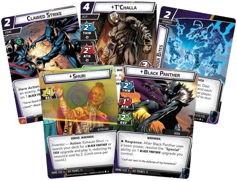 Marvel Champions LCG: Black Panther Hero Pack - Gaming Library