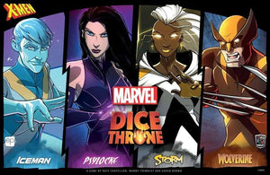 Marvel Dice Throne: X - Men Box 1 – Iceman v. Psylocke v. Storm v. Wolverine - Gaming Library