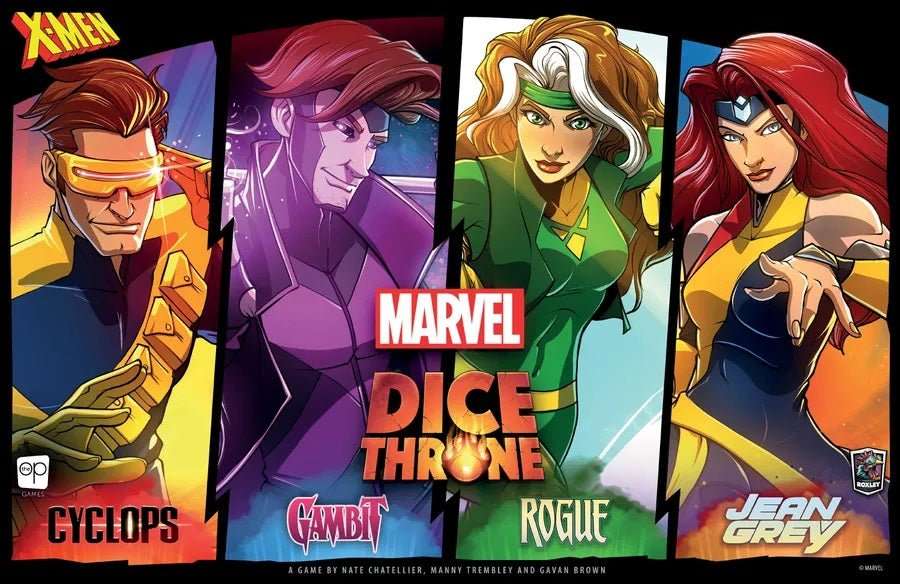 Marvel Dice Throne: X - Men Box 2 – Cyclops v. Gambit v. Rogue v. Jean Grey - Gaming Library