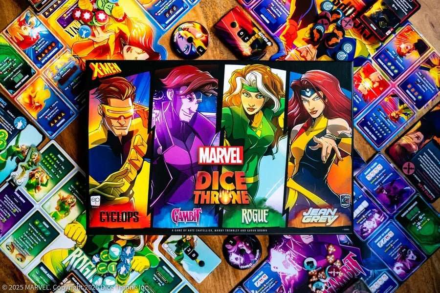 Marvel Dice Throne: X - Men Box 2 – Cyclops v. Gambit v. Rogue v. Jean Grey - Gaming Library
