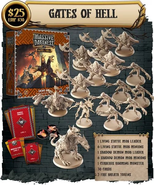 Massive Darkness 2: Enemy Box - Gates of Hell - Gaming Library