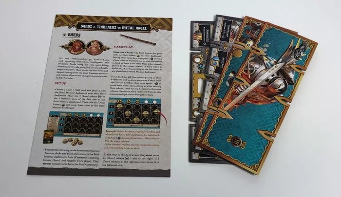 Massive Darkness 2: Heroes & Monster Set – Bards & Tinkerers vs Metal Angel - Gaming Library