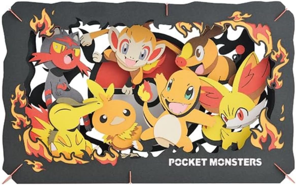 Paper Theater PT - L07 Pokemon - Type: Fire - Gaming Library