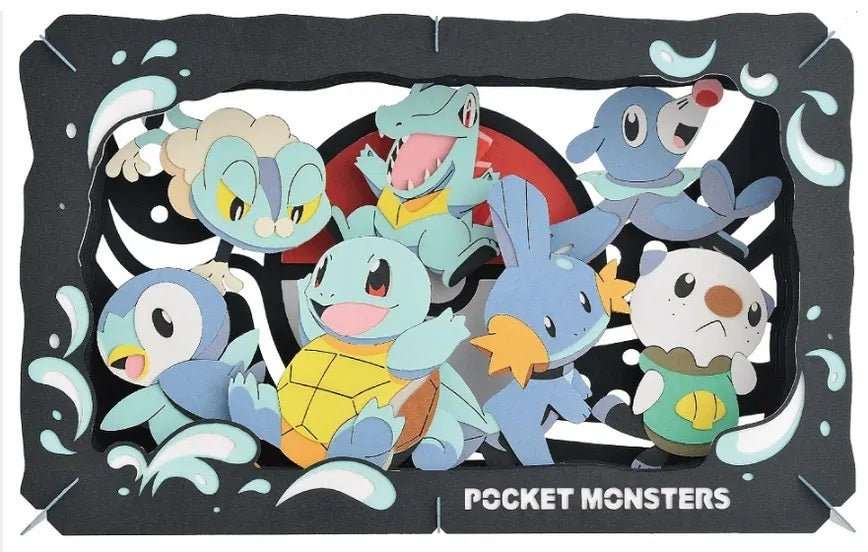 Paper Theater PT - L08 Pokemon - Type: Water - Gaming Library