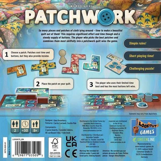 Patchwork Revised Edition – Gaming Library