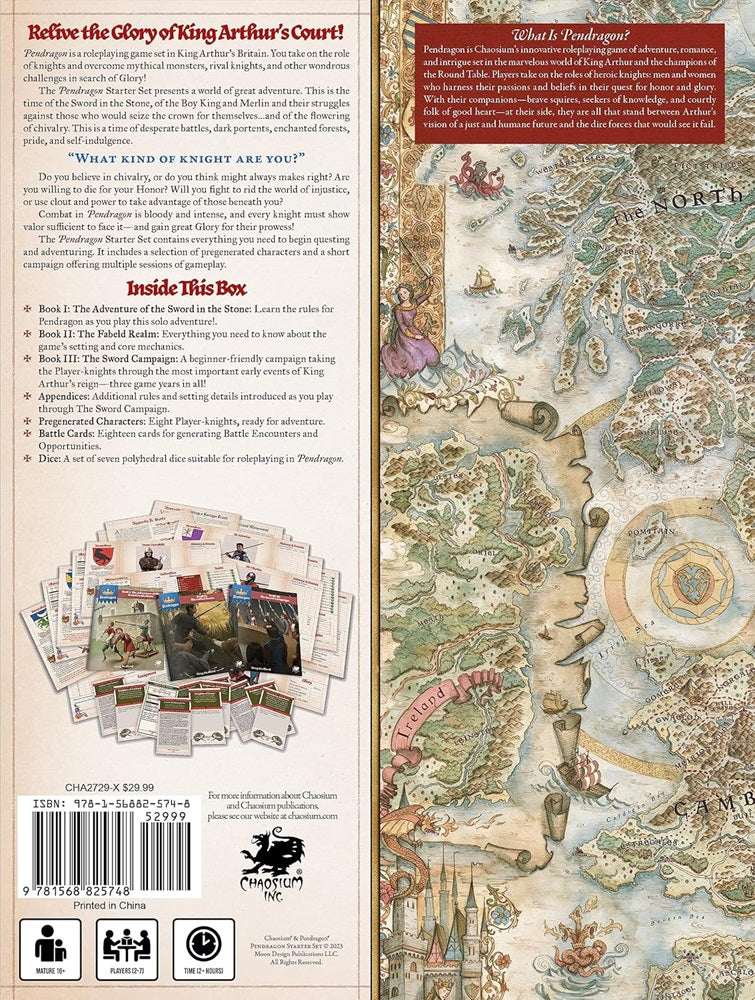 Pendragon RPG - Starter Set - Gaming Library