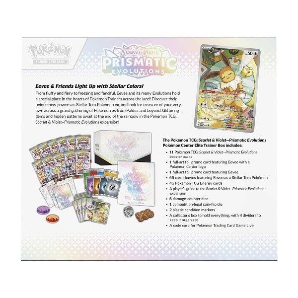 Pokemon Prismatic Evolutions ETB - Gaming Library