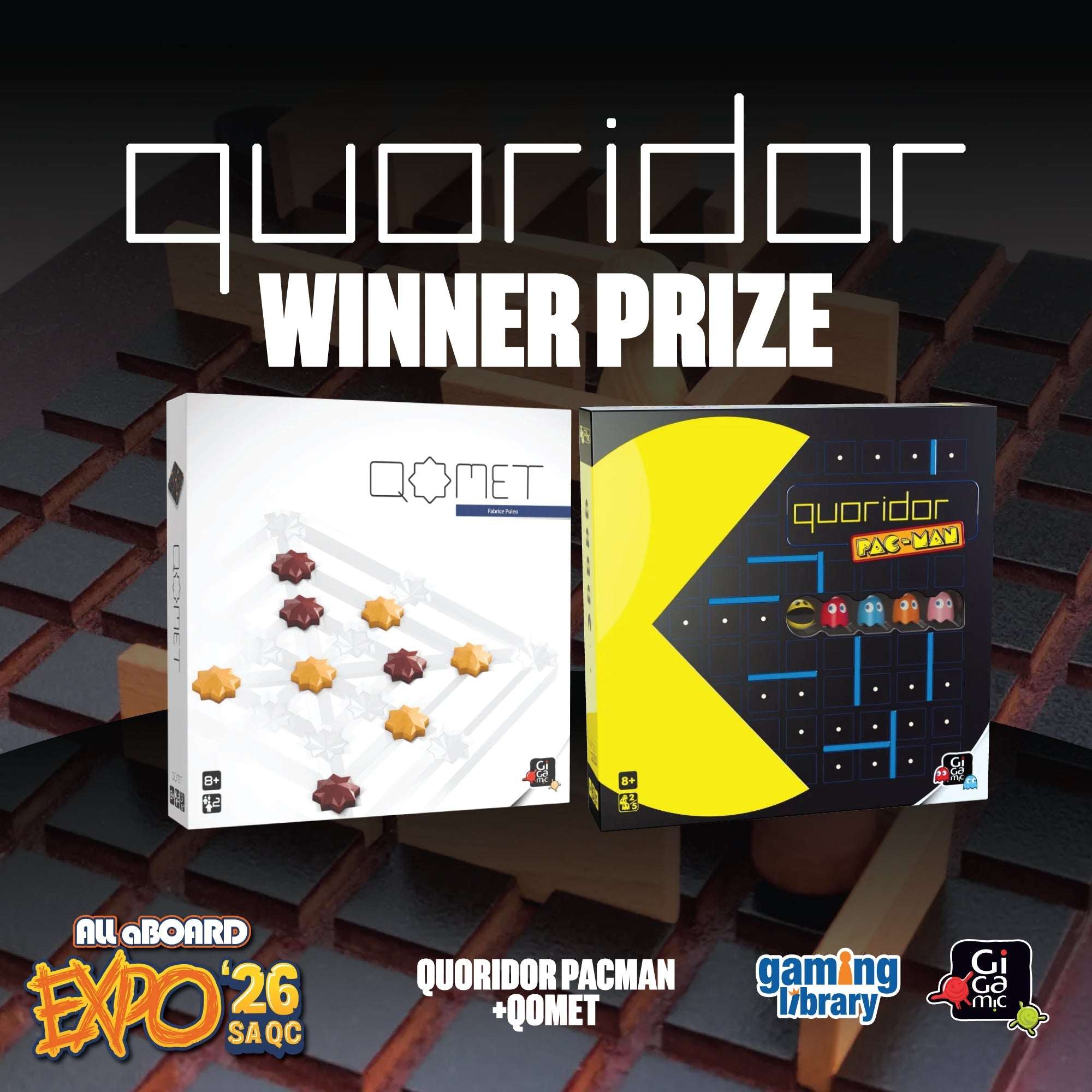 Quoridor National Tournament - ALL ABOARD EXPO 2026 - Gaming Library