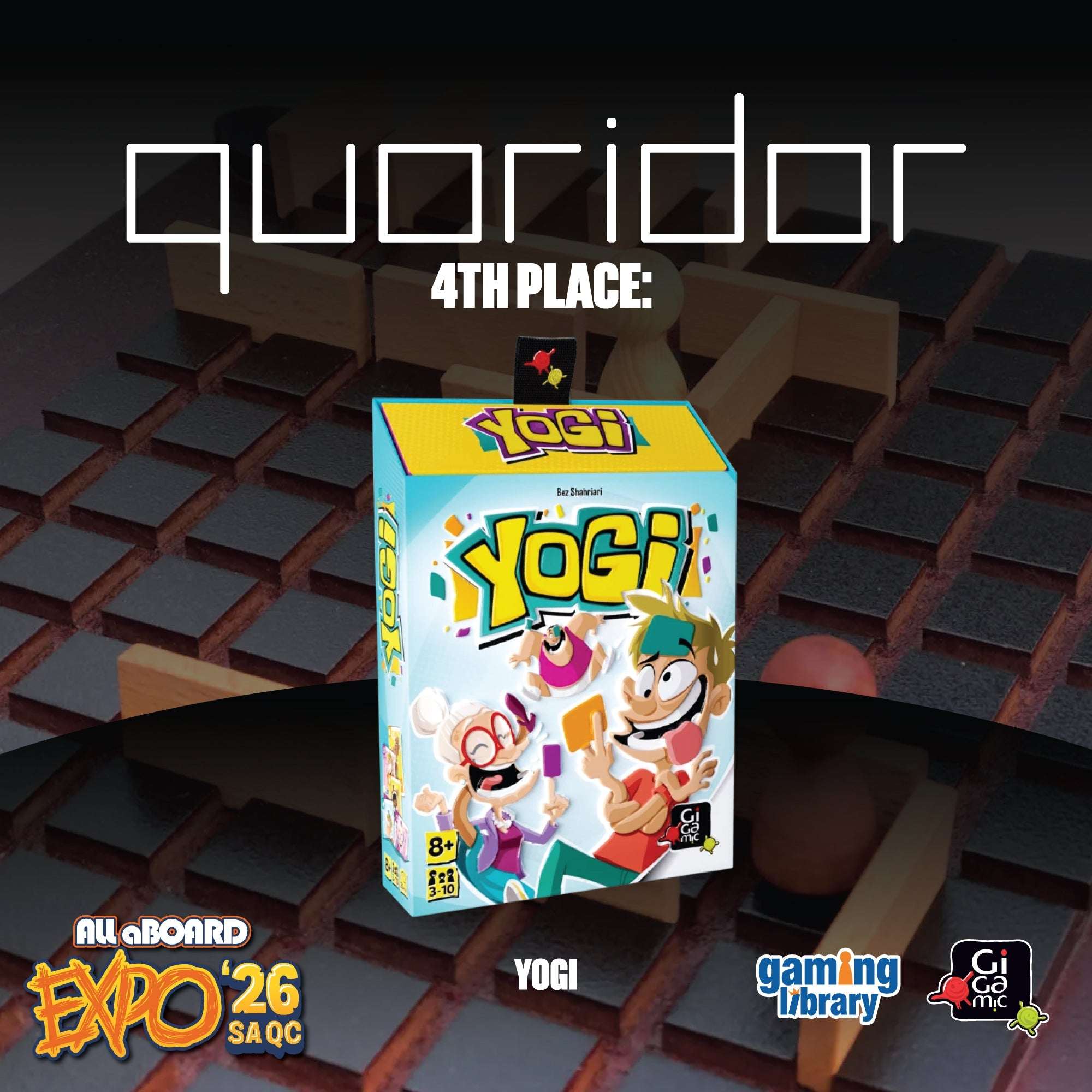 Quoridor National Tournament - ALL ABOARD EXPO 2026 - Gaming Library