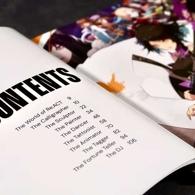 Re;ACT Collector's Ed Artbook - Gaming Library