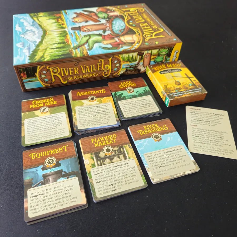 River Valley Glassworks: River Glass and Other Sundries Expansion - Gaming Library