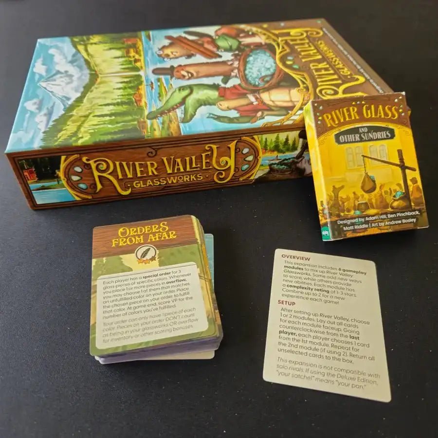 River Valley Glassworks: River Glass and Other Sundries Expansion - Gaming Library