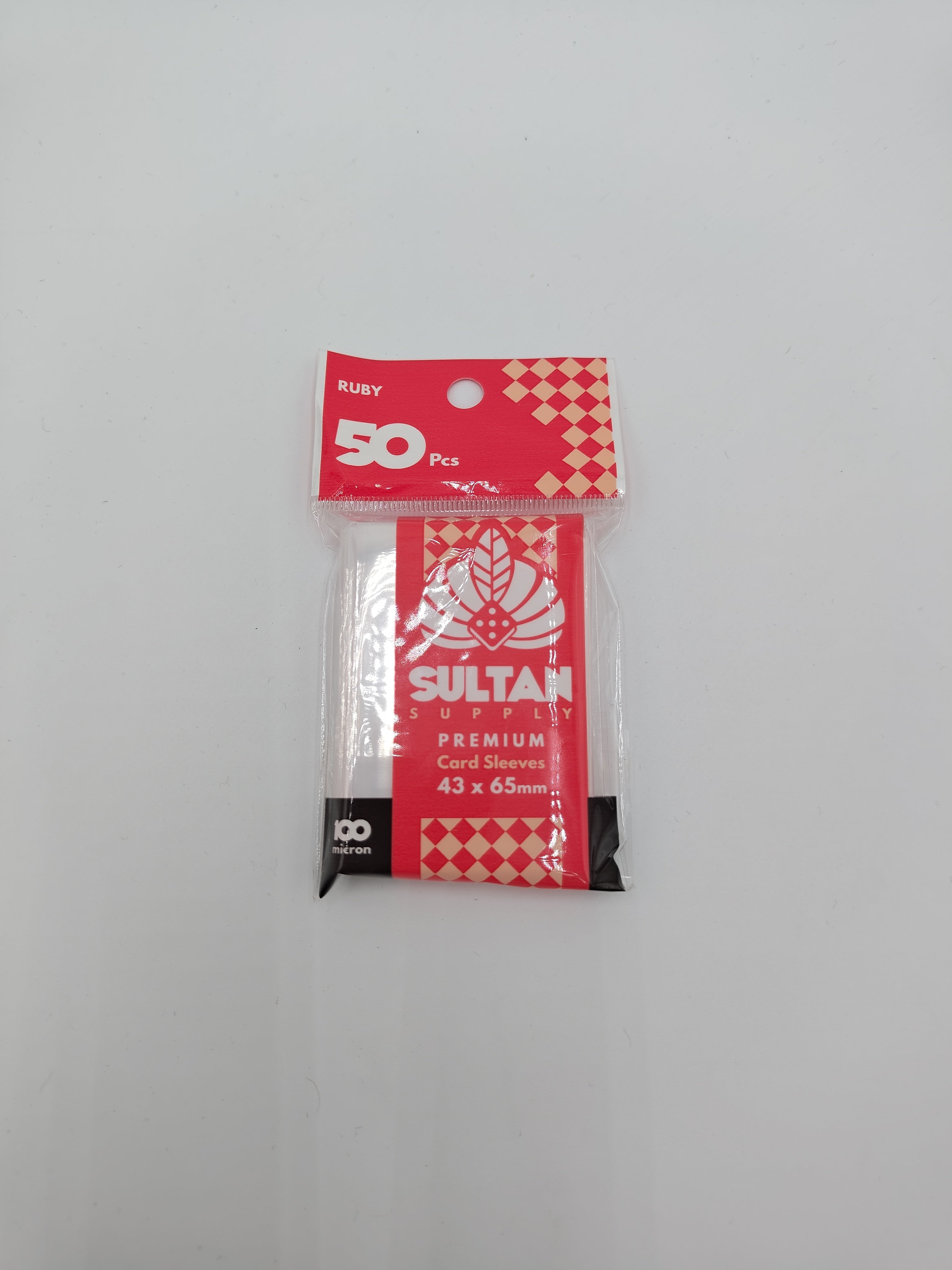 Sultan Sleeves Ruby 43 x 65mm  100 microns