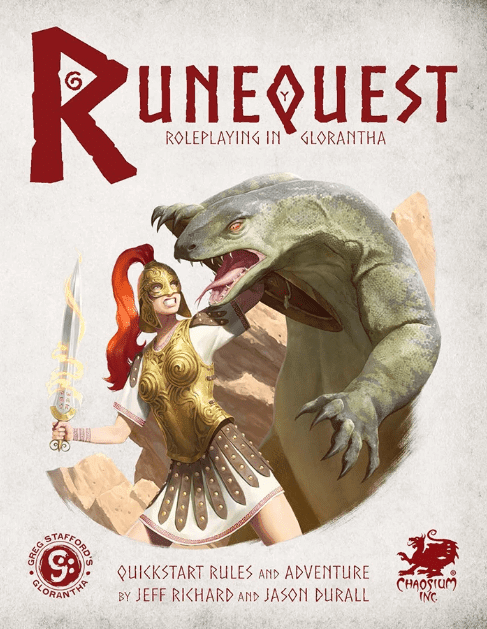 Runequest RPG - Roleplaying in Glorantha Quickstart - Gaming Library