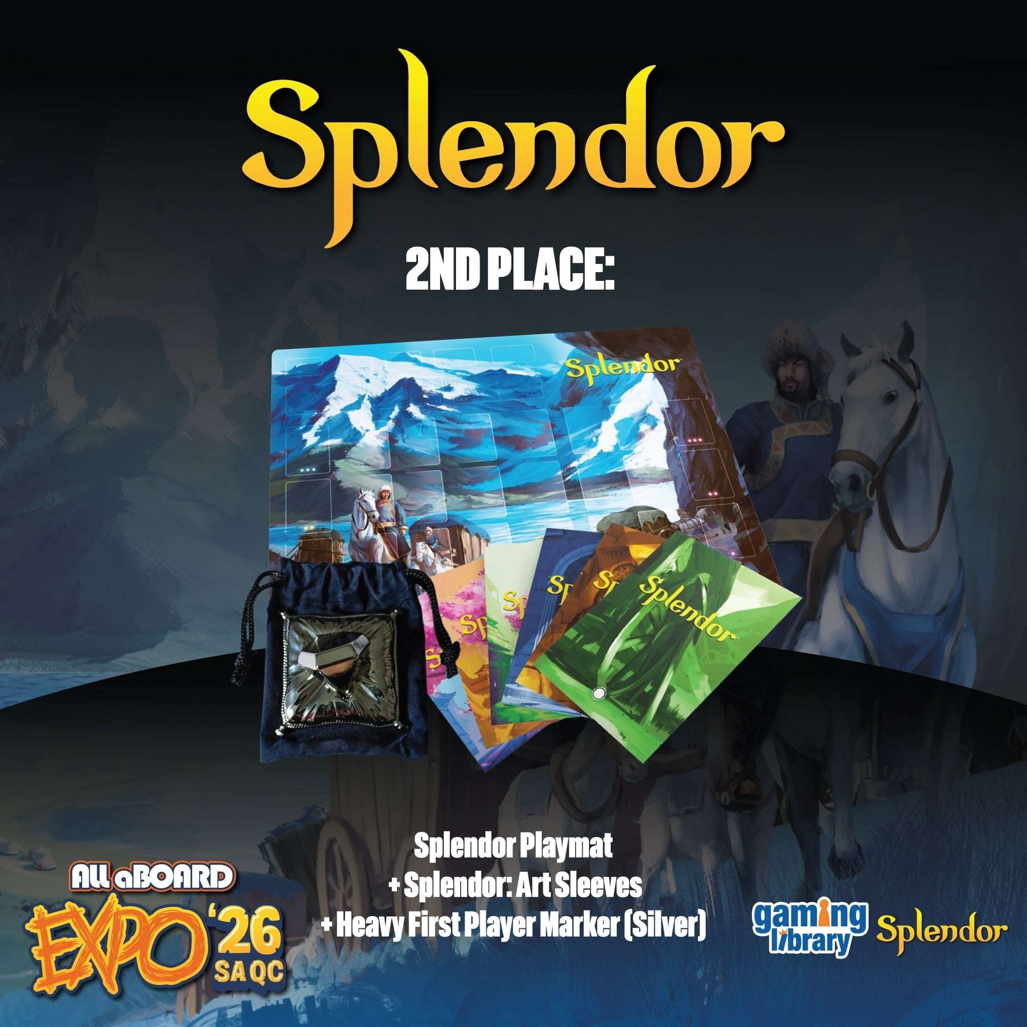 Splendor National Tournament - ALL ABOARD EXPO 2026 - Gaming Library
