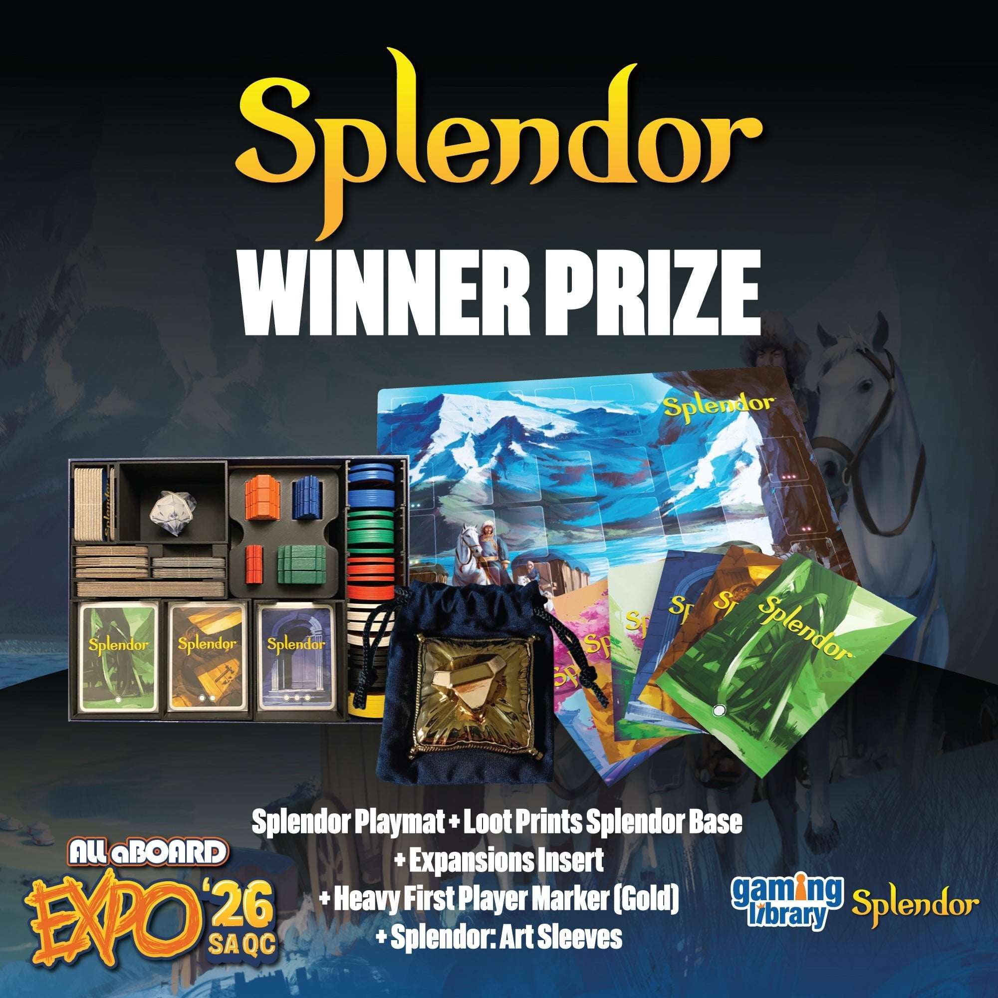 Splendor National Tournament - ALL ABOARD EXPO 2026 - Gaming Library