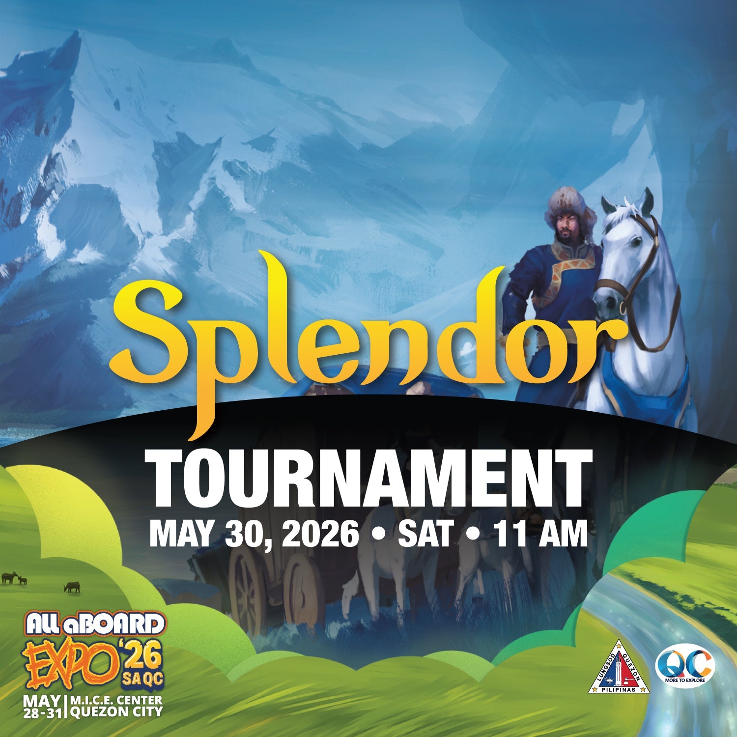 Splendor National Tournament - ALL ABOARD EXPO 2026 - Gaming Library