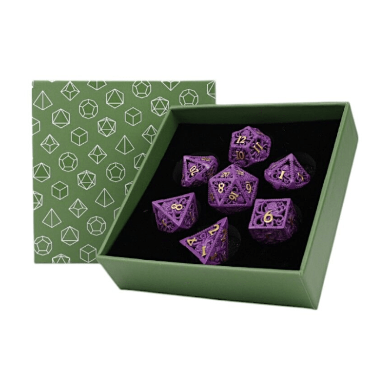 Strange Aeon Dice Set Purple - Gaming Library