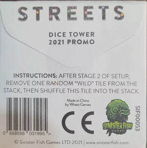 Streets: Dice Tower 2021 Promo Tile - Gaming Library